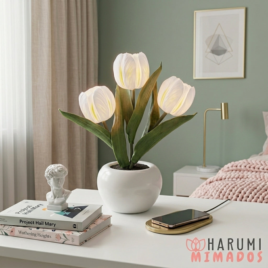 Lampara de Tulipanes El Regalo Perfecto🌷