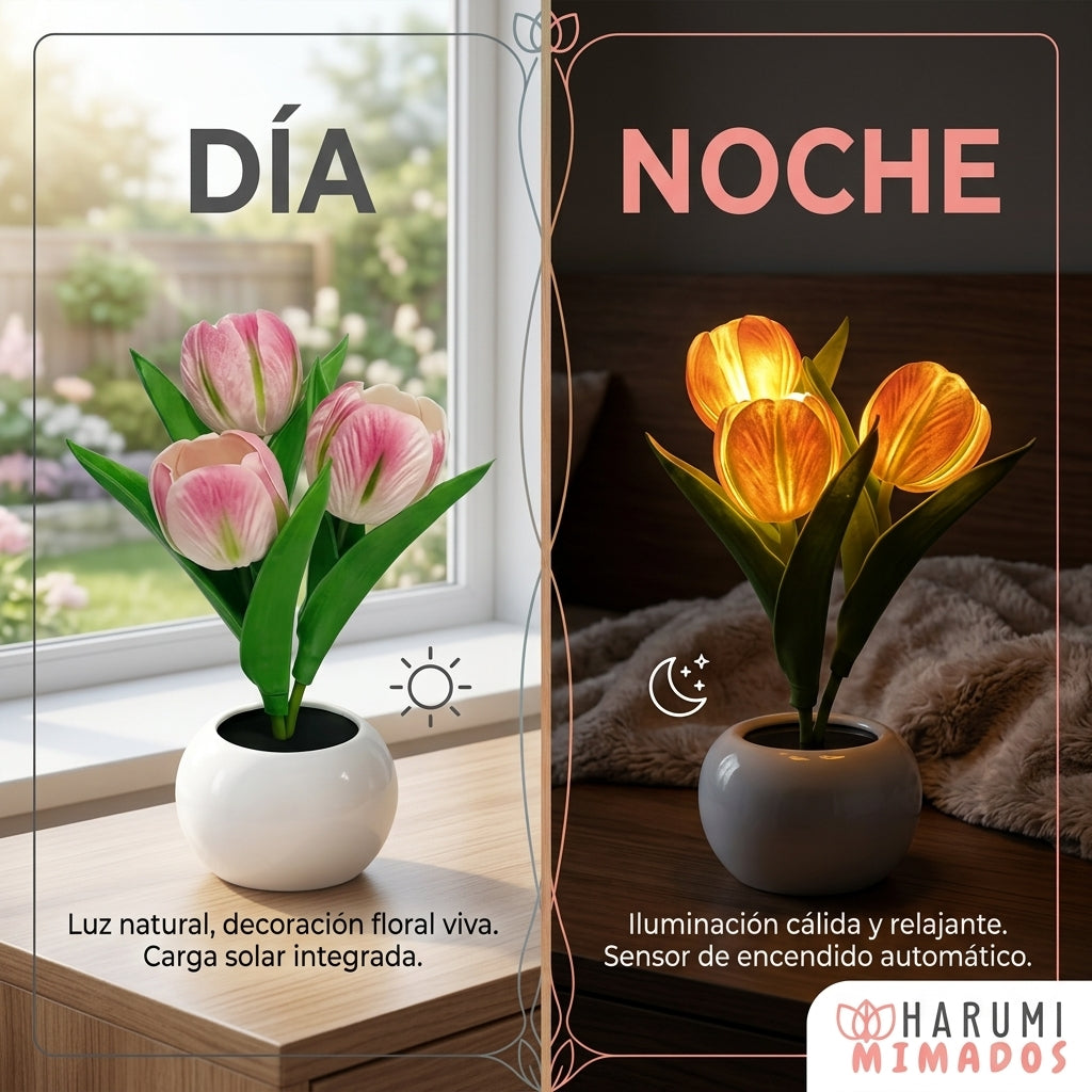 Lampara de Tulipanes El Regalo Perfecto🌷